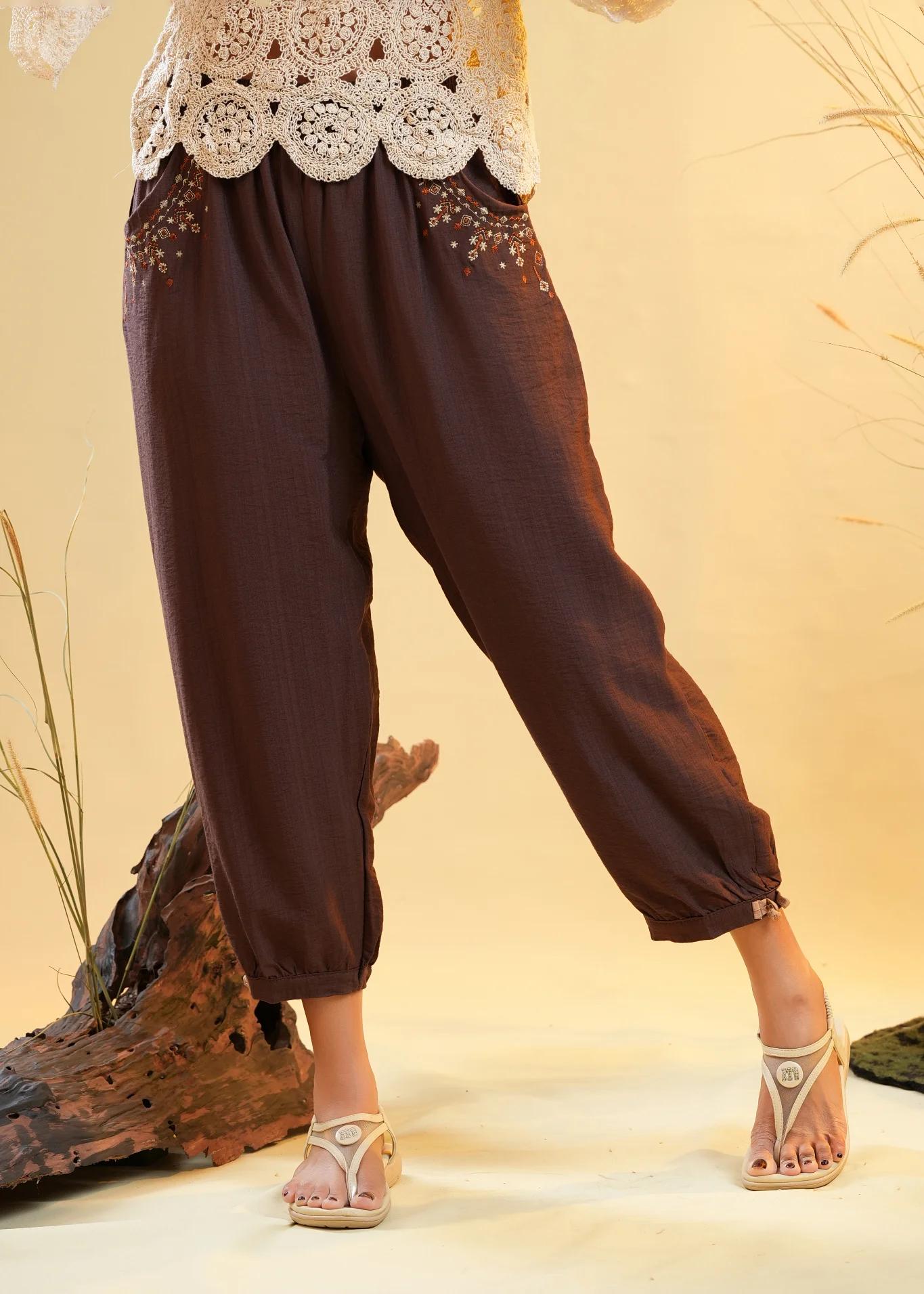 terra-embroidered-harem-pant